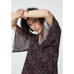 Kobiety DRESS | IKKS FLORAL PRINT VOILE - Sukienka letnia - noir/czarny - IB57407