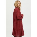 Kobiety DRESS | Kaffe Sukienka dzianinowa - rosewood fan print/czerwony - GX11923