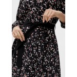 Kobiety DRESS | KMX Fashion WIĄZANA W PASIE NA GUZIKI - Sukienka letnia - czarny - JW69708