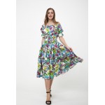 Kobiety DRESS | Madam-T Sukienka letnia - weiß hellblau/jasnoniebieski - QT87643