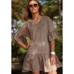 Kobiety DRESS | Makadamia Sukienka letnia - mokka/jasnobrązowy - WF39863
