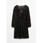 Kobiety DRESS | Massimo Dutti Sukienka letnia - black/granatowy - UD37245