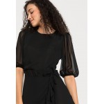Kobiety DRESS | NA-KD FRILLED DRESS - Sukienka letnia - black/czarny - RY22049