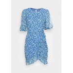 Kobiety DRESS | NA-KD FRILLED DRESS - Sukienka letnia - blue/niebieski - YC81471