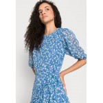 Kobiety DRESS | NA-KD FRILLED DRESS - Sukienka letnia - blue/niebieski - YC81471
