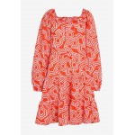 Kobiety DRESS | Next TIERED LONG SLEEVE - Sukienka letnia - red/czerwony - JO40257
