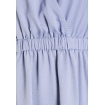 Kobiety DRESS | Nly by Nelly VOLUME WRAP DRESS - Sukienka letnia - dusty blue/niebieski - YH22160