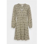 Kobiety DRESS | Object BAYA FANIA - Sukienka letnia - burnt olive/black/khaki - EB55153