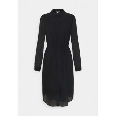 Kobiety DRESS | Object OBJMILA BAY SHIRT DRESS  - Sukienka letnia - black/czarny - YZ94012