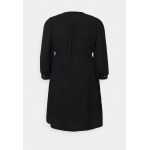 Kobiety DRESS | ONLY Carmakoma CARMILLA BELT DRESS - Sukienka letnia - black/czarny - RY29442