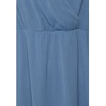 Kobiety DRESS | ONLY ONLANELINE WRAP - Sukienka letnia - moonlight blue/niebieski - QZ16573
