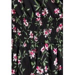 Kobiety DRESS | ONLY Petite ONLPELLA DRESS - Sukienka letnia - black/flowering vines/czarny - FO28383