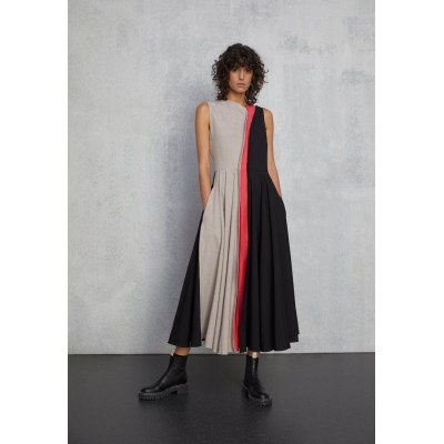 Kobiety DRESS | Roksanda EMINA DRESS - Sukienka letnia - black/oatmeal/coral/beżowy - XG17633