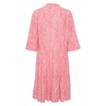 Kobiety DRESS | Saint Tropez EDA DRESS - Sukienka letnia - calypso coral zig zebra/różowy - JM81787