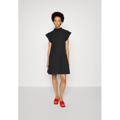 Kobiety DRESS | Samsøe Samsøe KAROOKH SHORT DRESS - Sukienka letnia - black/czarny - NB21779