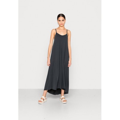 Kobiety DRESS | Selected Femme FINIA MIDI STRAP DRESS NOOS - Sukienka letnia - black/czarny - EV15873