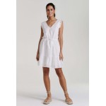 Kobiety DRESS | Shiwi BRODERIE ANGLAISE - Sukienka letnia - bright white/biały - PY00224