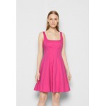 Kobiety DRESS | STAUD MINI WELLS DRESS - Sukienka letnia - peony/różowy - LS41295