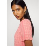 Kobiety DRESS | SUMMERY Copenhagen SHORT SLEEVE DRESS - Sukienka letnia - shell pink/pomarańczowy - QN93020