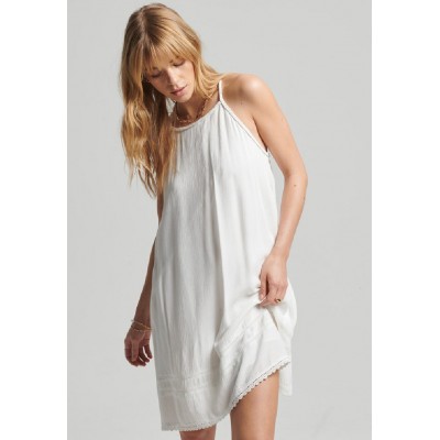 Kobiety DRESS | Superdry VINTAGE BEACH  - Sukienka letnia - off white/biały - XL50918