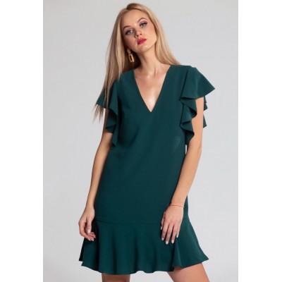 Kobiety DRESS | Swing Fashion MEGAN - Sukienka letnia - green/ciemnozielony - WD29118