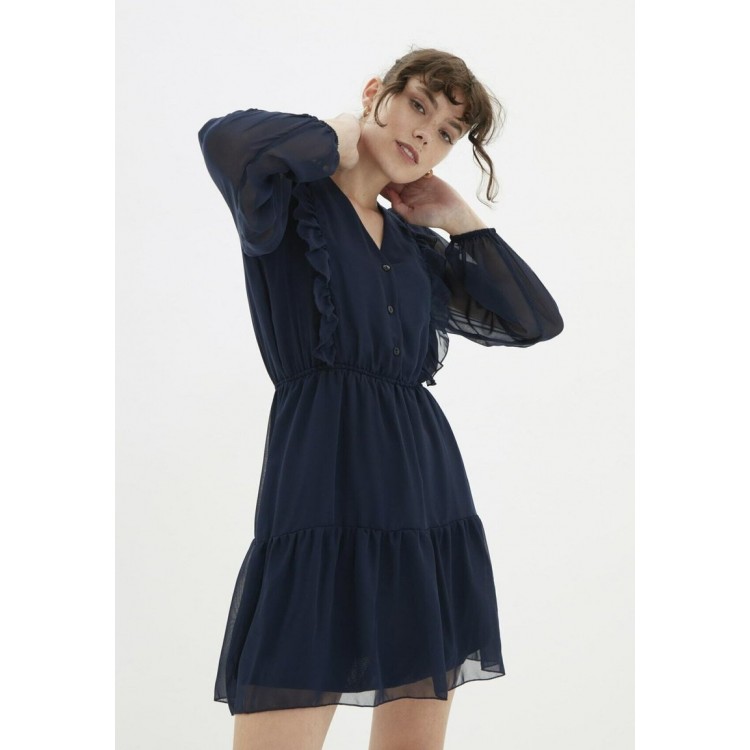 Kobiety DRESS | Trendyol Sukienka letnia - navy blue/granatowy - GQ32310
