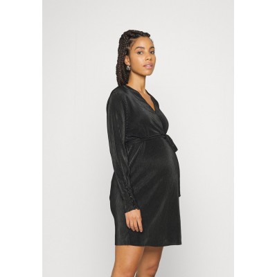 Kobiety DRESS | Vero Moda Maternity VMMTESSIE SHORT DRESS - Sukienka letnia - black/czarny - CR68043