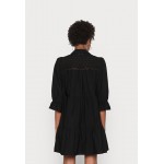 Kobiety DRESS | Vero Moda VMAMINA 3/4 SHORT DRESS - Sukienka letnia - black/czarny - ZH60112