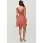 Kobiety DRESS | Vila GERÜSCHTES - Sukienka letnia - dusty cedar/różowy melanż - SN74370