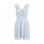 Kobiety DRESS | Vila GERÜSCHTES V AUSSCHNITT - Sukienka letnia - kentucky blue/niebieski - AT55609