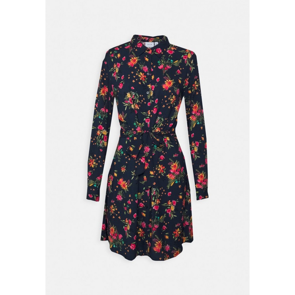 Kobiety DRESS | VILA PETITE VIPAYA SHIRT DRESS - Sukienka letnia - navy blazer/granatowy - VN80839