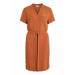 Kobiety DRESS | Vila Sukienka koszulowa - adobe/ciemnopomarańczowy - FP08851