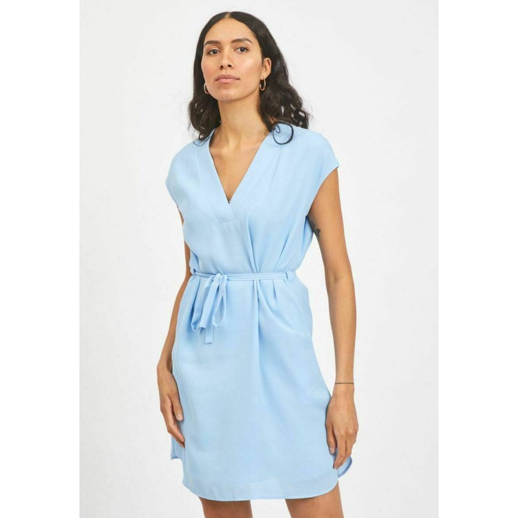 Kobiety DRESS | Vila VIJAHULA BELT DRESS - Sukienka letnia - blue bell/niebieski - OK25603