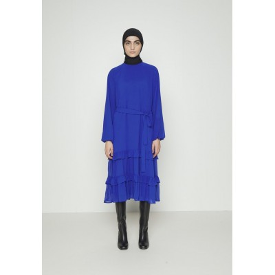 Kobiety DRESS | Vila VILOUISE MODESTY MIDI DRESS - Sukienka letnia - mazarine blue/niebieski - ZK64751