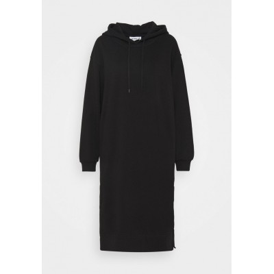 Kobiety DRESS | Weekday MARCIE HOOD DRESS - Sukienka letnia - black dark/czarny - MD78800