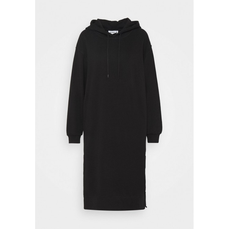 Kobiety DRESS | Weekday MARCIE HOOD DRESS - Sukienka letnia - black dark/czarny - MD78800