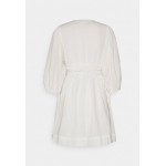 Kobiety DRESS | YAS Petite YASDUBLI 3/4 DRESS - Sukienka letnia - star white/biały - JM11996