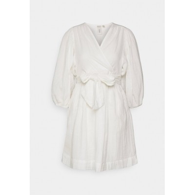 Kobiety DRESS | YAS Petite YASDUBLI 3/4 DRESS - Sukienka letnia - star white/biały - JM11996