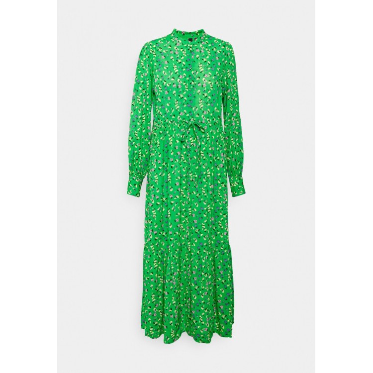 Kobiety DRESS | YAS YASMALIKKA LONG DRESS - Sukienka letnia - malikka/zielony - AJ16495