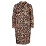 Kobiety DRESS | Zizzi LANGARM VISKOSEKLEID MIT PRINT - Sukienka letnia - brown/brązowy - CJ93475