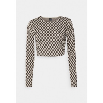 Kobiety PULLOVER | Gina Tricot Petite MARGIE - Bluzka z długim rękawem - brown/mleczny - SD57518