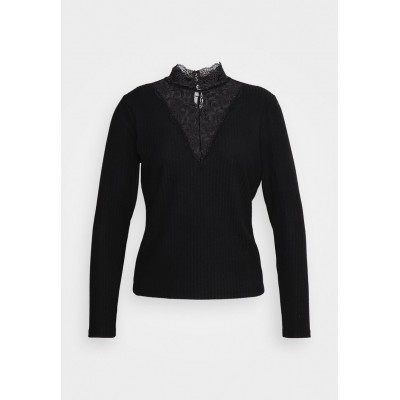 Kobiety PULLOVER | ONLY Tall ONLNELLA HIGHNECK  - Bluzka z długim rękawem - black/czarny - VB94210