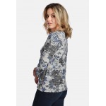 Kobiety SHIRT | Bicalla FINE FLOWERS - Bluzka z długim rękawem - blue/niebieski - VI24069