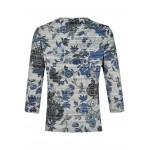 Kobiety SHIRT | Bicalla FINE FLOWERS - Bluzka z długim rękawem - blue/niebieski - VI24069