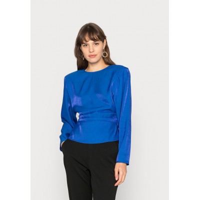 Kobiety SHIRT | Gina Tricot EMY BLOUSE - Bluzka z długim rękawem - blue/niebieski - FC88275