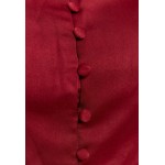 Kobiety SHIRT | Glamorous SQUARE NECK CROPPED TOP - Bluzka - claret/bordowy - YT80858