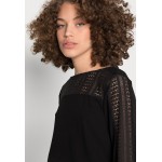 Kobiety SHIRT | ONLY ONLSTEPHANIE MIX BLOUSE - Bluzka z długim rękawem - black/czarny - HG11455