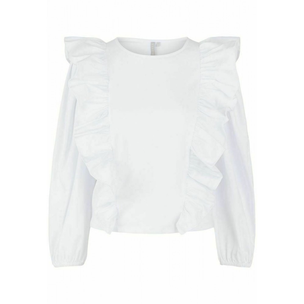 Kobiety SHIRT | Pieces Bluzka z długim rękawem - bright white/mleczny - ON45475