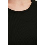 Kobiety SHIRT | Trendyol Bluzka z długim rękawem - black/czarny - ZM39366