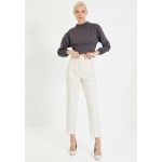 Kobiety SHIRT | Trendyol Bluzka z długim rękawem - grey/szary - ME42169